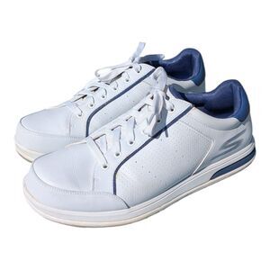 Sketchers Go Golf Drive 2 Shoes Sneakers White Blue Men's Size 9 Spikeless